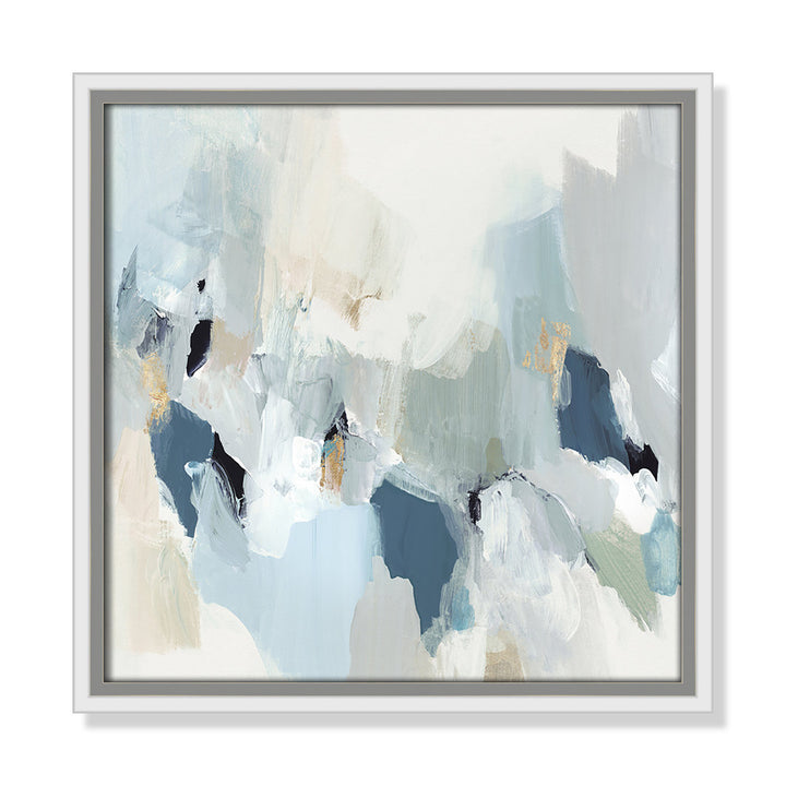 Little Talks II by Isabelle Z - Picture Frame Print on Canvas Casa Fine Arts Size: 13.5" H x 13.5" W x 2" D Format: White Framed Canvas