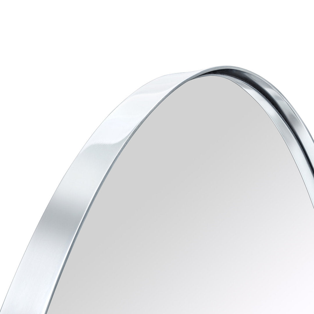 Javell Bathroom Mirror Ebern Designs Size: 30" x 20" Finish: Chrome