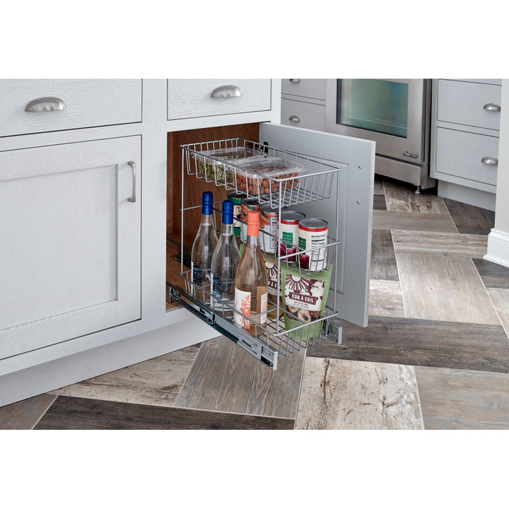 3 Tier Compact Kitchen Cabinet Pull Out Drawer ClosetMaid