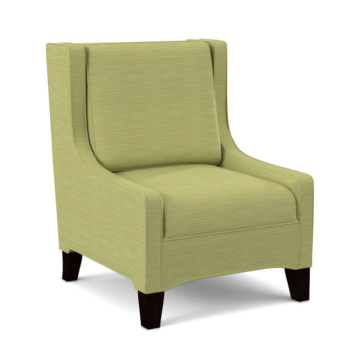 Lucy 26" W Slipper Chair Edgecombe Furniture Body Fabric: Ridgecrest Meadow
