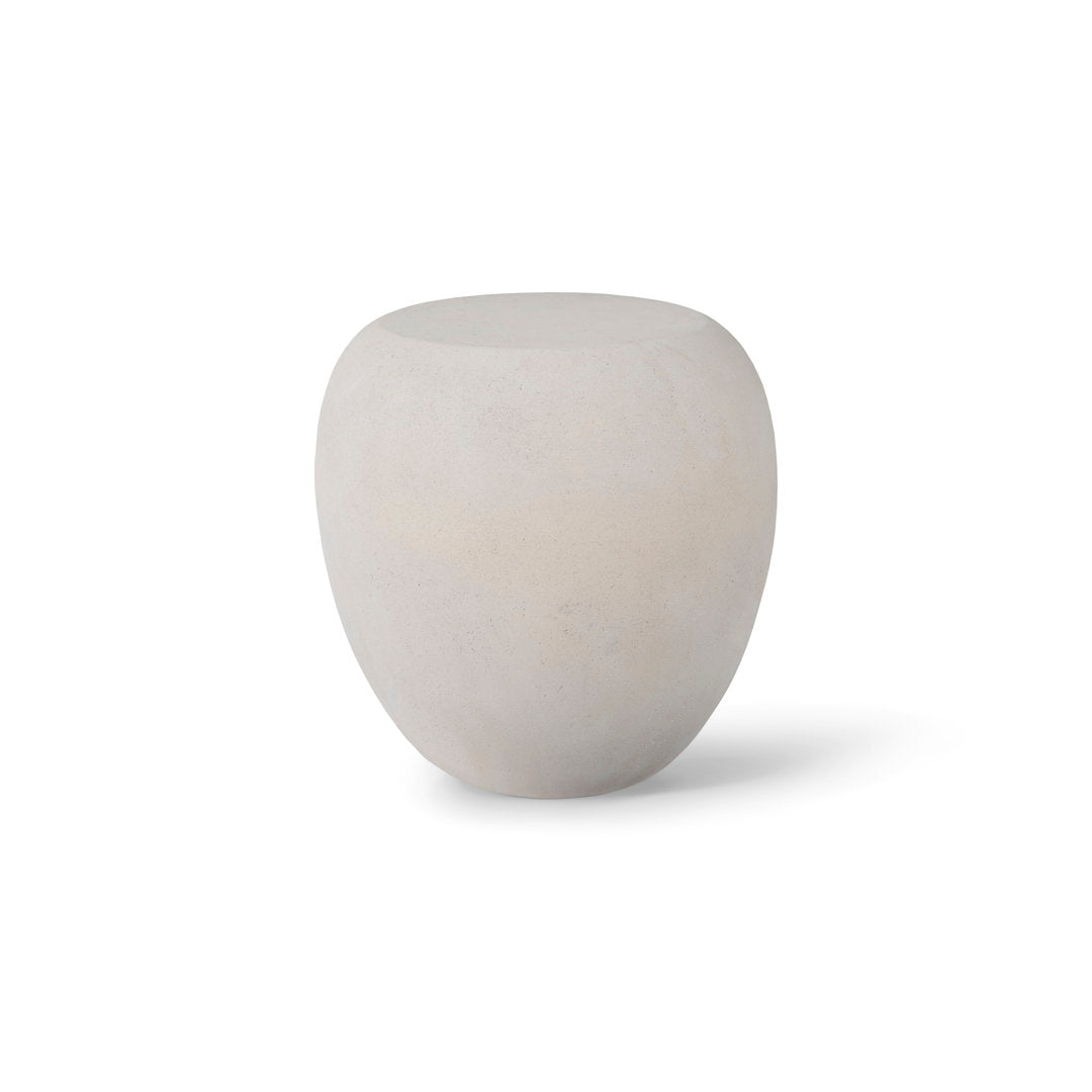 River Stone Side Table Phillips Collection Color: Ivory