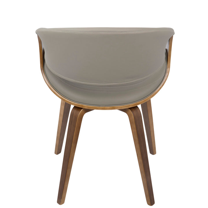 Tejeda Upholstered Arm Chair Mercury Row® Leg Color: Walnut, Upholstery Color: Gray