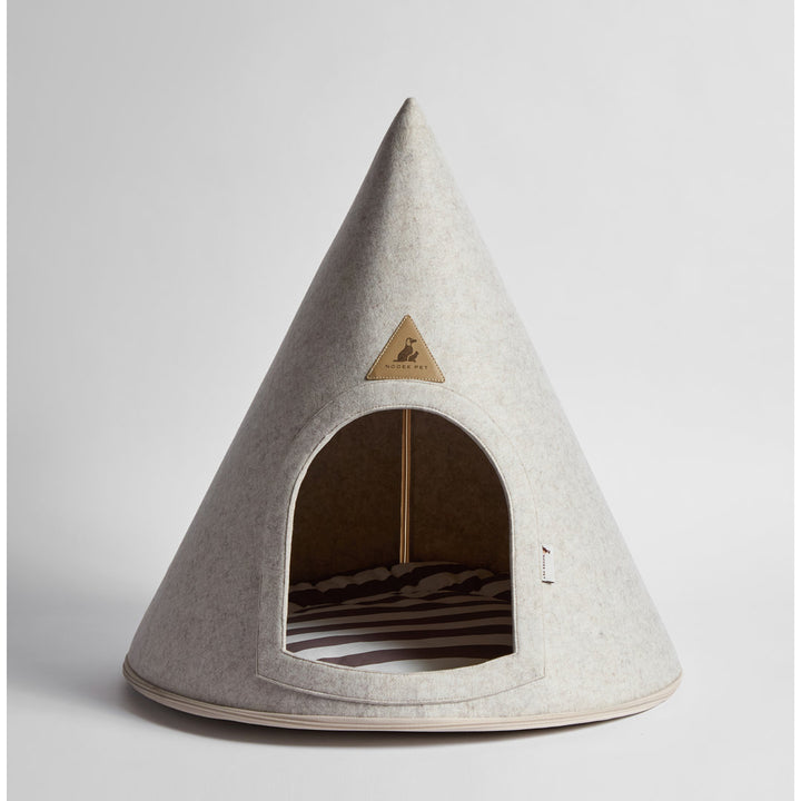 Nooee Indoor Pet Cave & Bed Nooee Pet Color: Beige Size: Large