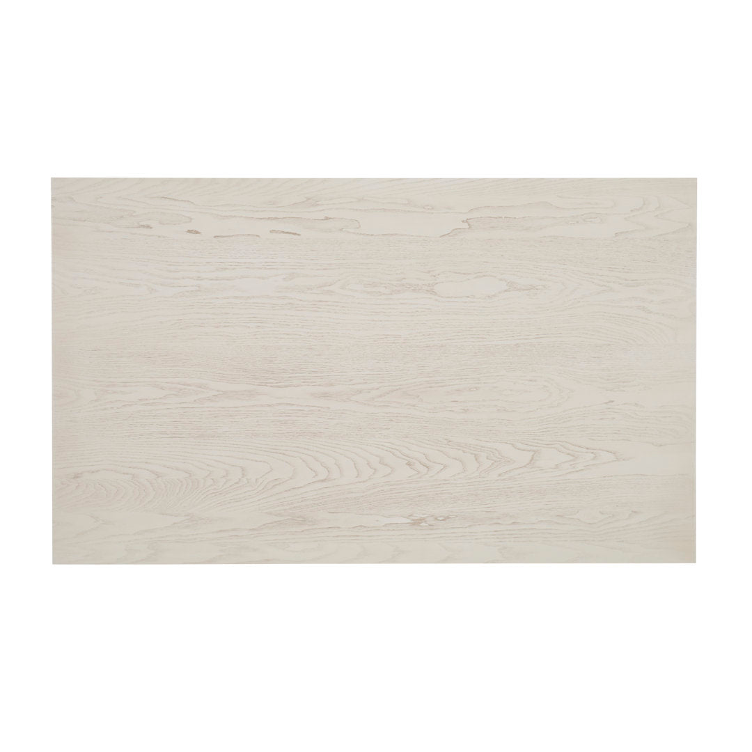 Io 60" Two Tone Solid Wood Farmhouse Dining Table Laurel Foundry Modern Farmhouse® Color: Smokey White Top/Gray Base