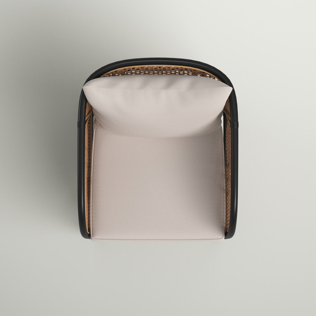 Jaela 27.5" W Side Chair Sand & Stable™ Leg Color: Black