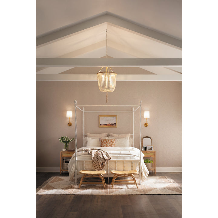Frankie Low Profile Canopy Bed Kelly Clarkson Home Color: White Size: Queen