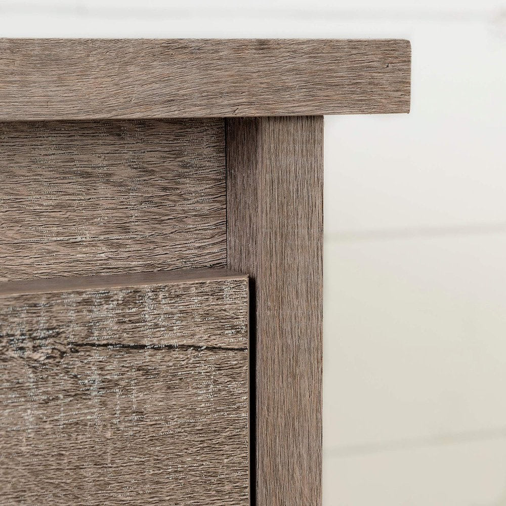 Tassio 1 Drawer Nightstand South Shore Color: Weathered Oak