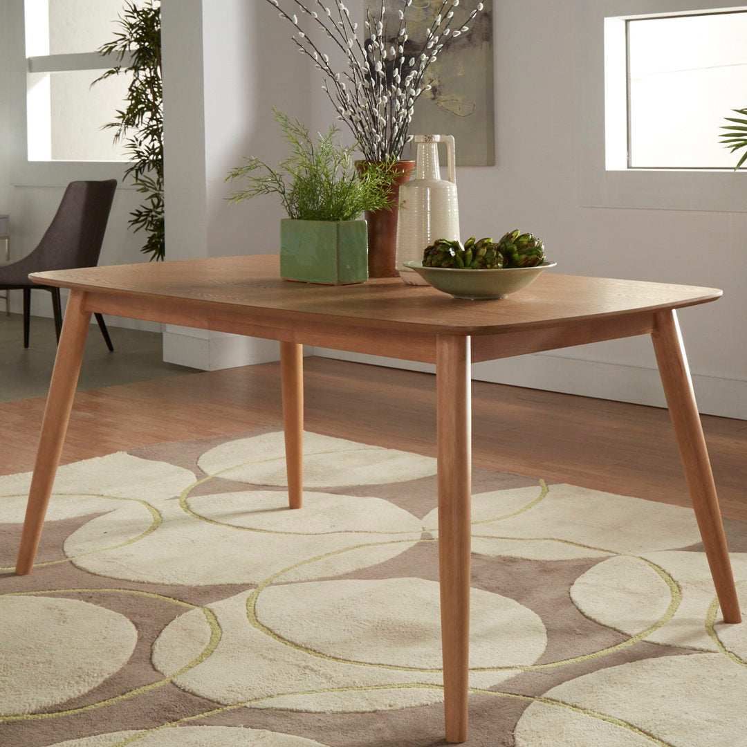 Gallman Dining Table AllModern Color: Natural Size: 59.06" L x 35.44'' W