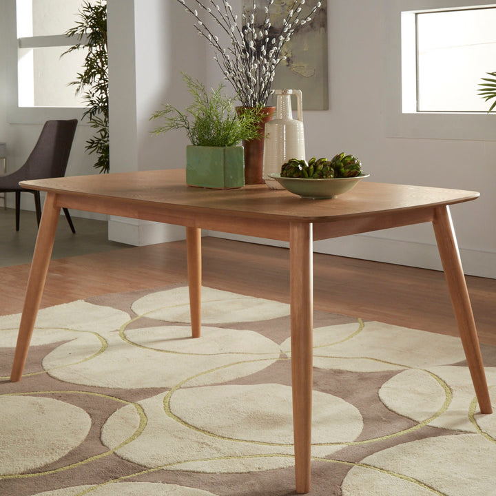 Gallman Dining Table AllModern Color: Natural Size: 59.06" L x 35.44'' W