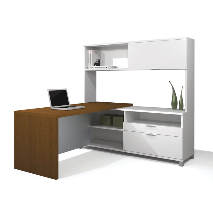 Idael 2 - 72W Credenza with 2 Drawers Ivy Bronx Finish: White
