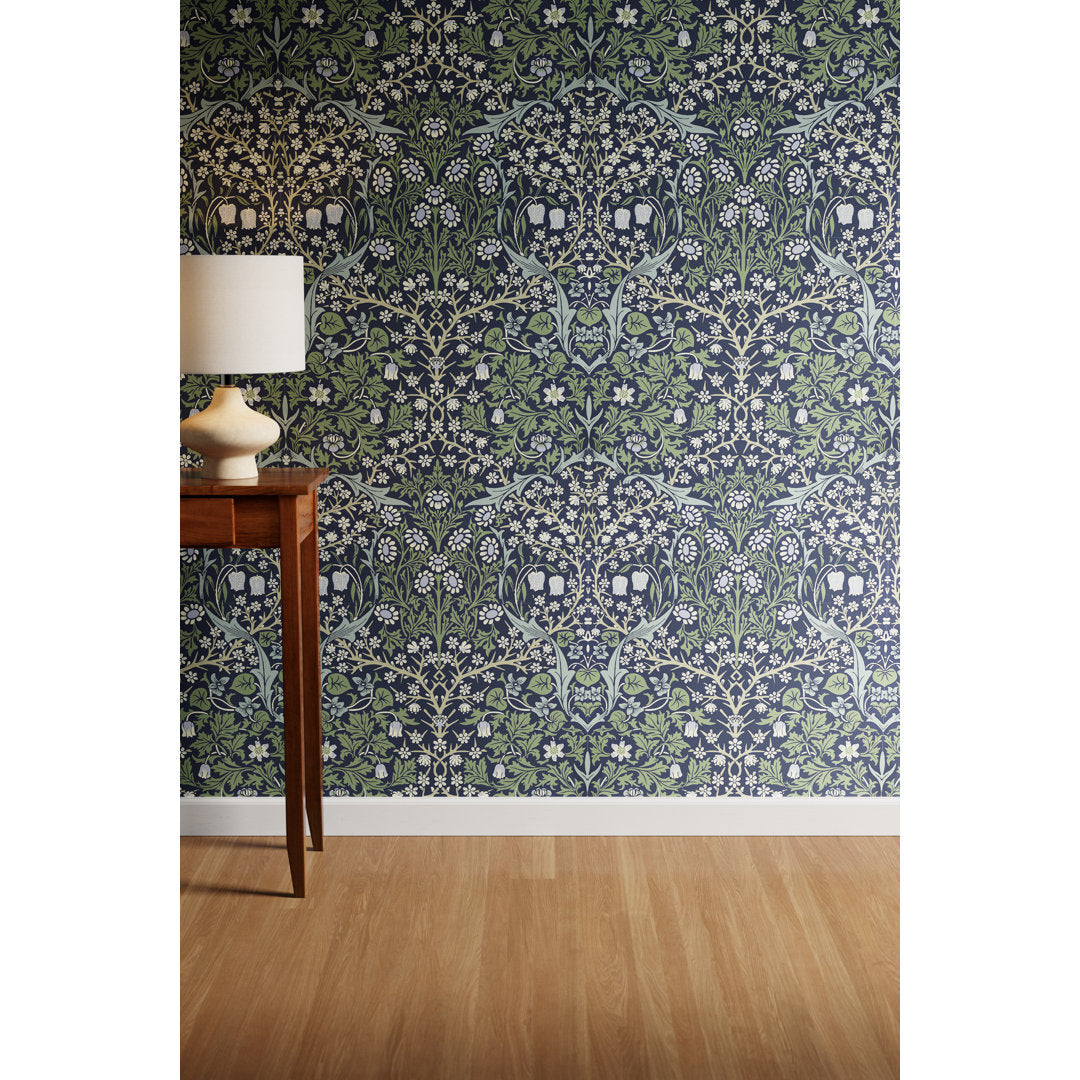 Malmberg Victorian Garden 18' L x 20.9" W Peel and Stick Wallpaper Roll Three Posts™