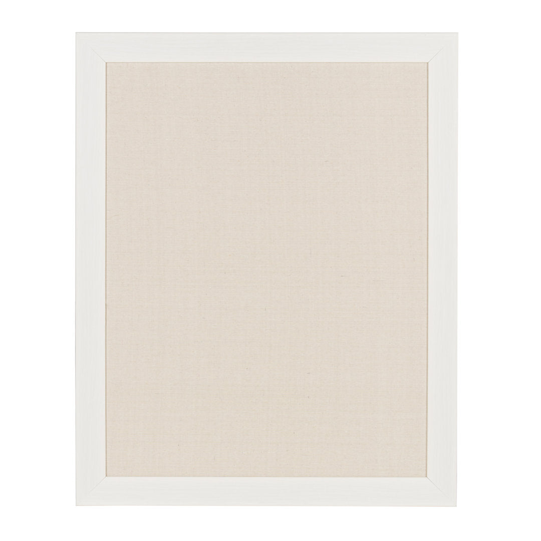 Brucie Framed Wall Mounted Corkboard/Bulletin Board Union Rustic Color: White Size: 29" H x 23" W x 1" D