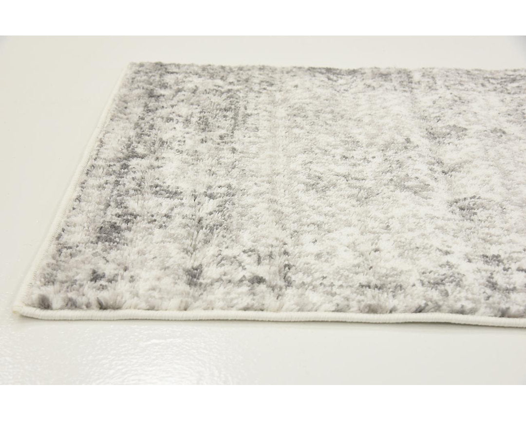 Brandt Floral Gray Area Rug Mistana™ Rug Size: Square 6'1"