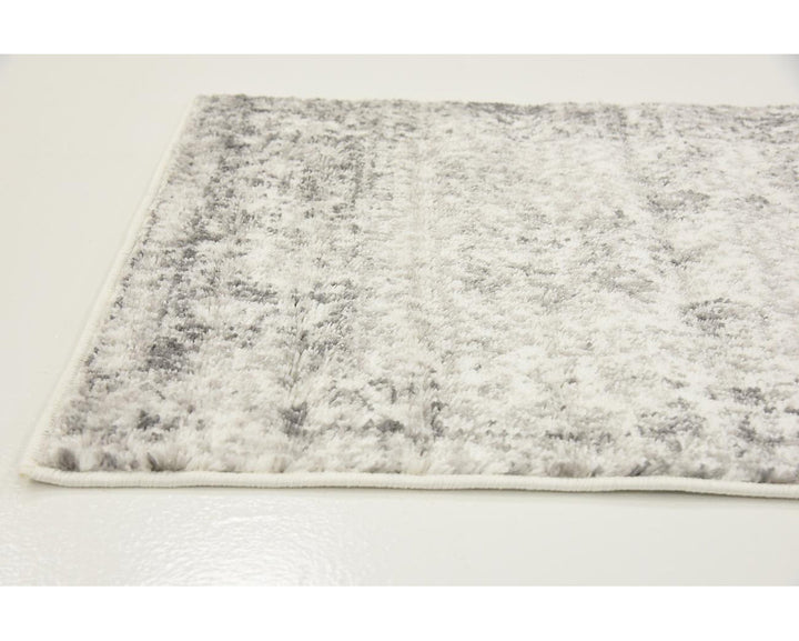 Brandt Floral Gray Area Rug Mistana™ Rug Size: Square 6'1"
