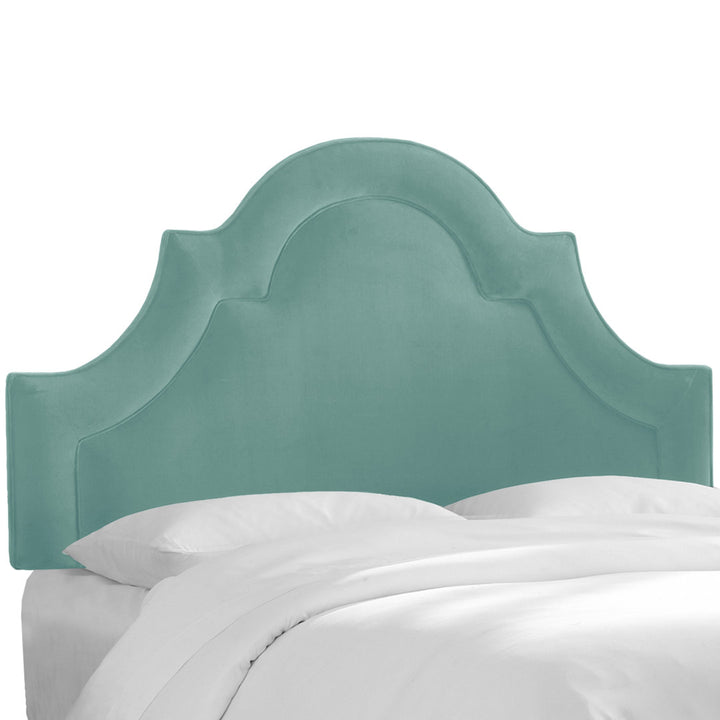 McAfee Velvet Upholstered Panel Headboard Kelly Clarkson Home Size: Queen Upholstery: Classic Caribbean Velvet