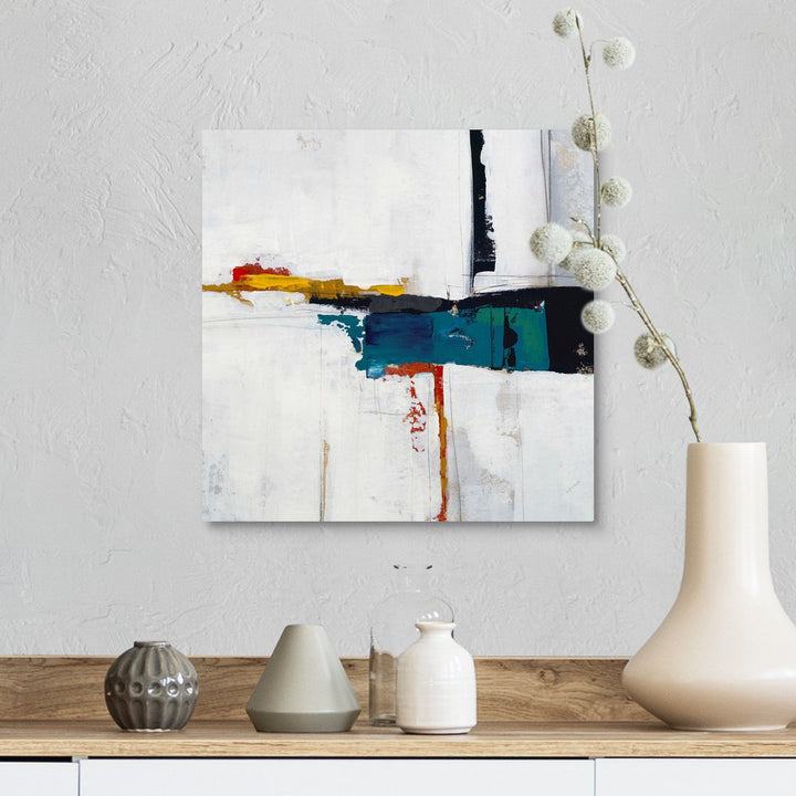 Seconds of Circumstance II by Sydney Edmunds - Painting Print on Canvas Mercury Row® Size: 12" H x 12" W Format: Wrapped Canvas