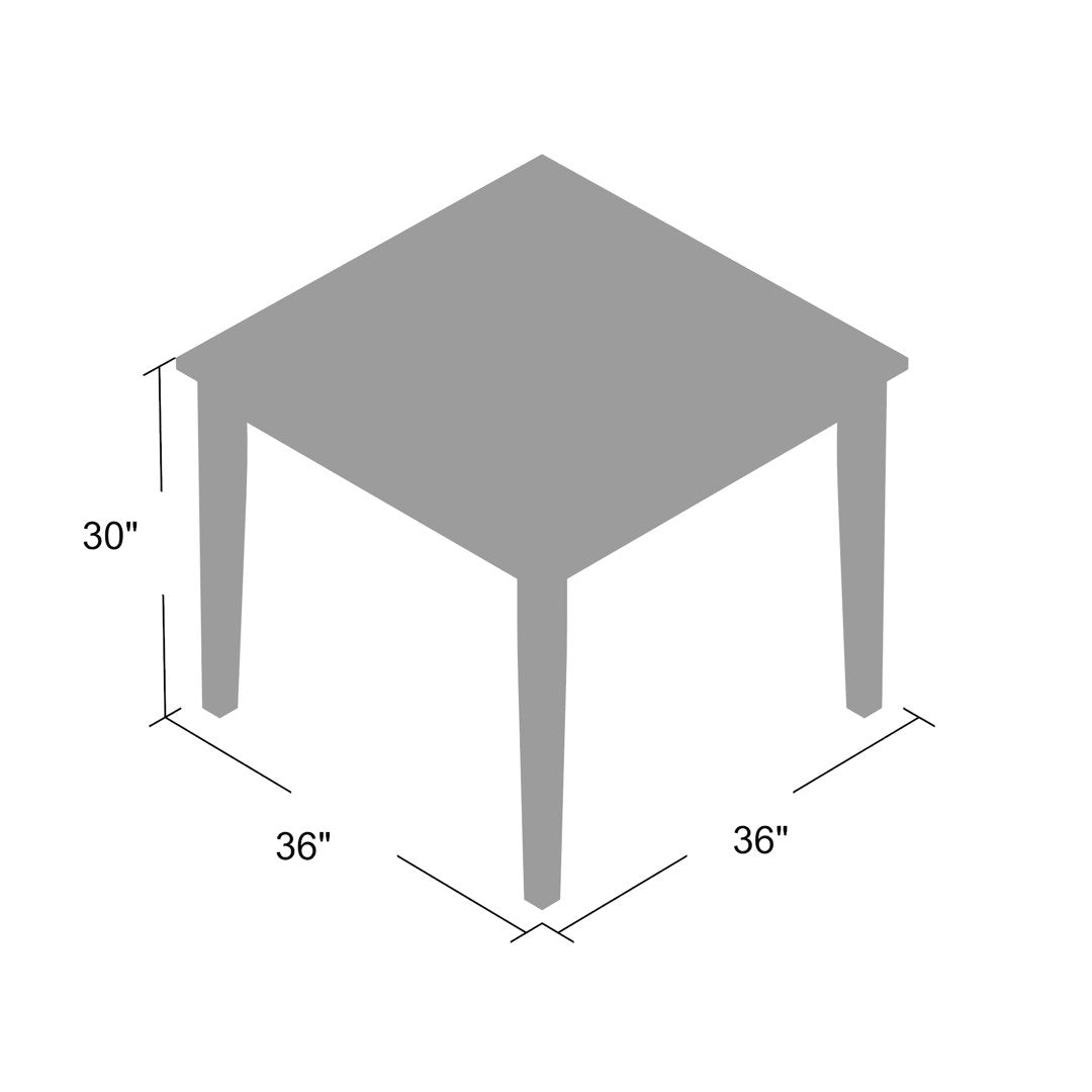 Langner Solid Wood Dining Table Charlton Home®