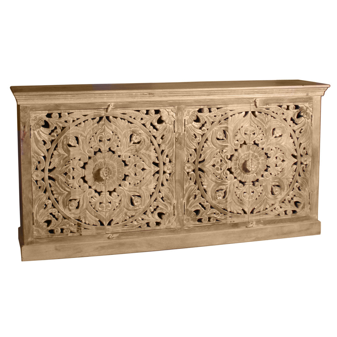 Francisque 70.87" Wide Mango Solid Wood Sideboard East Urban Home