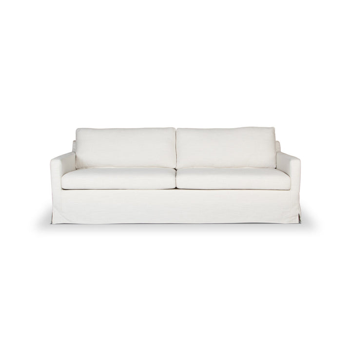 Neruda 86'' Slipcovered Sofa Joss & Main Fabric: Diego Cream Performance Plainweave