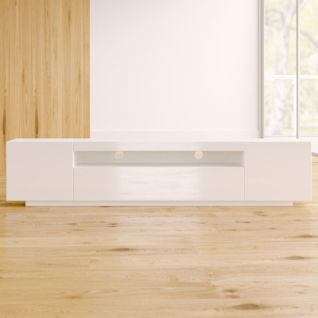 Kenyette TV Stand for TVs up to 79" Latitude Run® Color: White