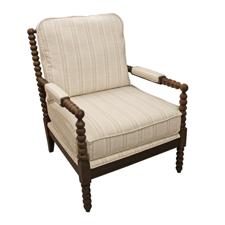 28" W Linen Armchair Langley Street® Fabric: Beige Linen