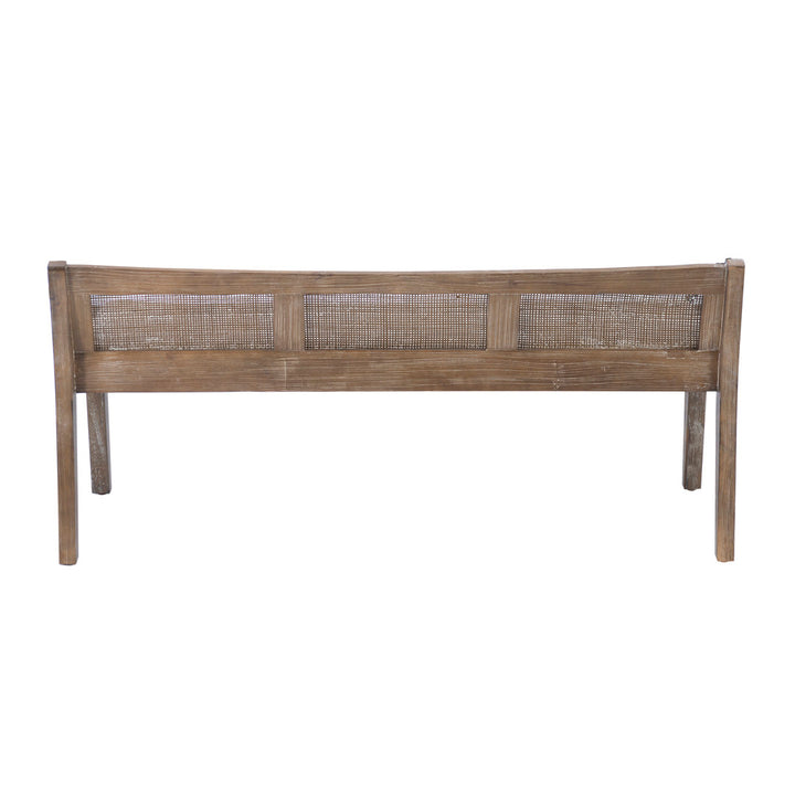 Donner Cane Back Cushioned Bench Joss & Main