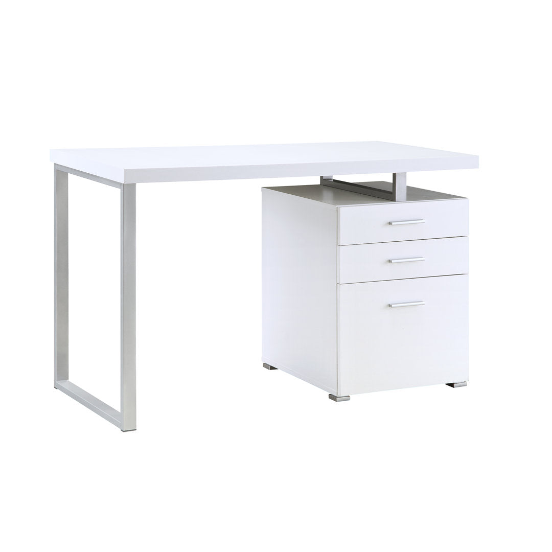 Kaitlyn Reversible Desk Wade Logan® Color: White