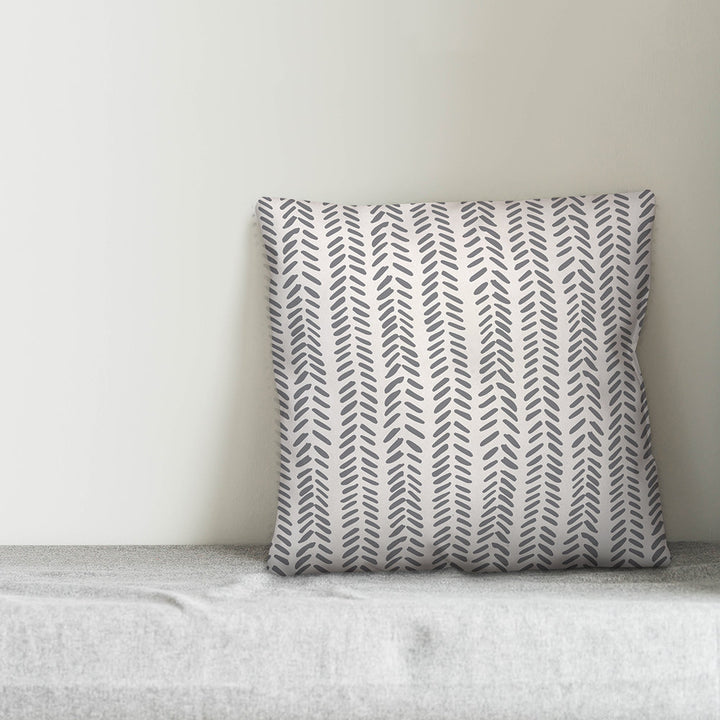 Square Pillow Cover & Insert Designs Direct Creative Group Color: Gray Size: 18" x 18"