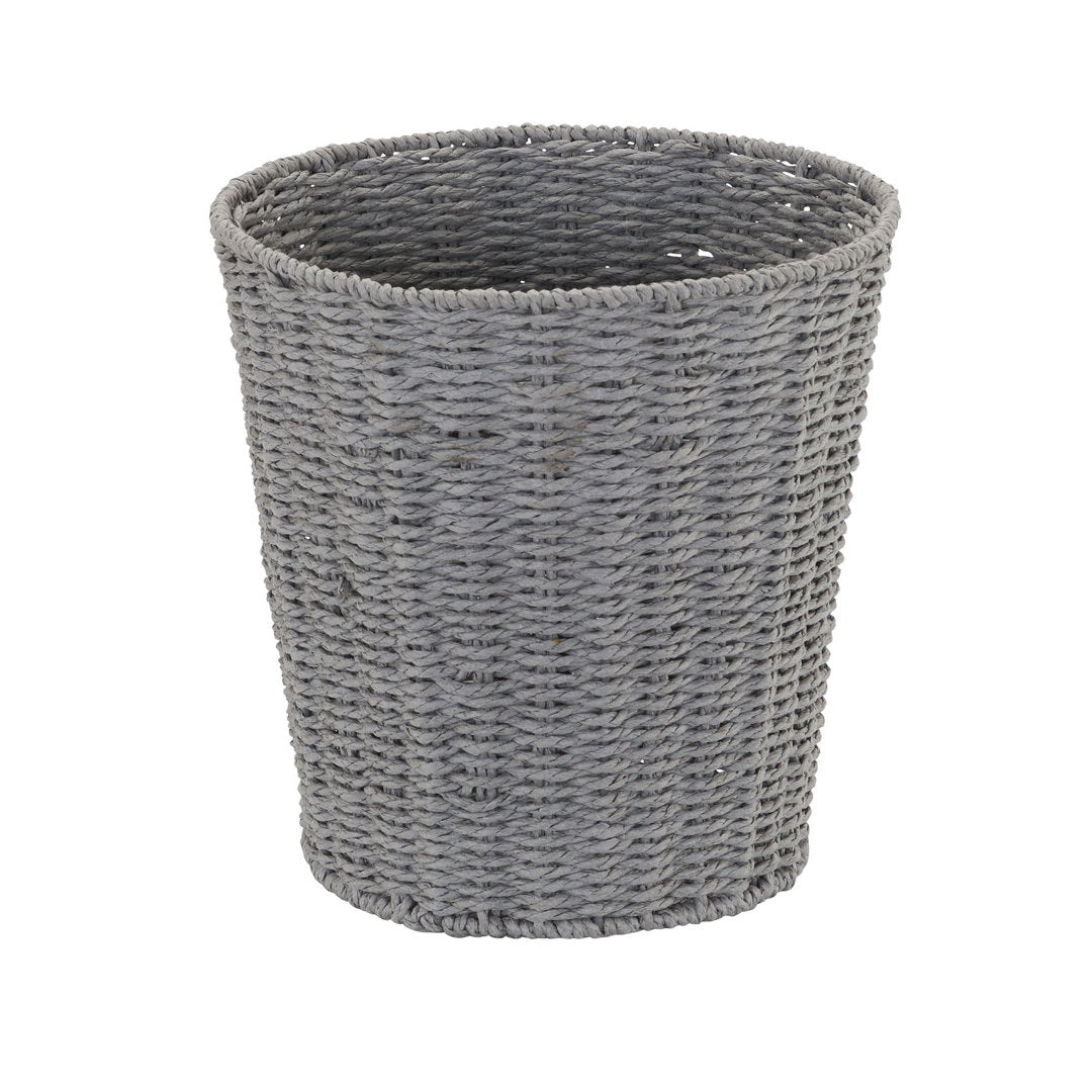 Bimal Paper Rope Gallon Waste Basket Bayou Breeze Color: Gray Capacity: 3 (Gallons)