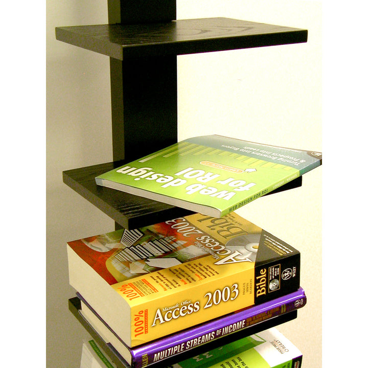 Waverley 67" H x 15" W Ladder Bookcase Latitude Run® Color: Black