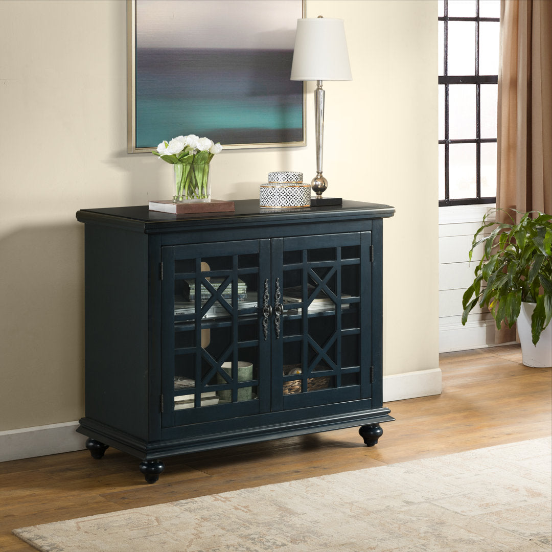 Ahmara 2 - Door Accent Cabinet Three Posts™ Color: Catalina Blue