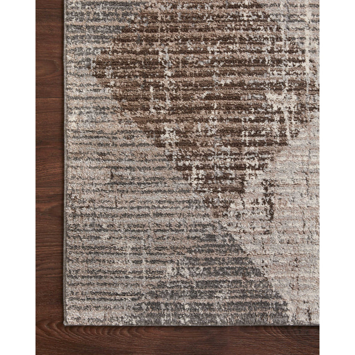 Sidwell Geometric Brown/Gray Area Rug Corrigan Studio® Rug Size: Rectangle 2' x 3'
