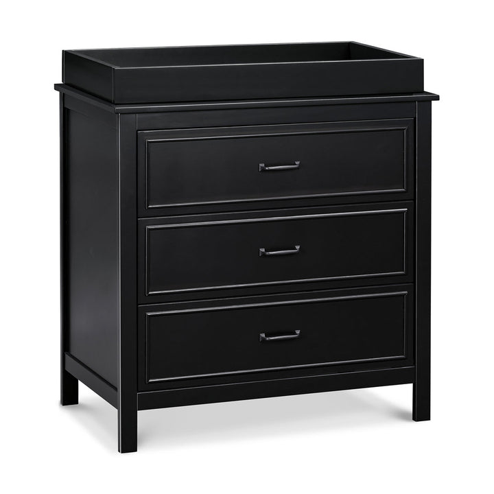 Charlie 3 Drawer Dresser daVinci Color: Ebony