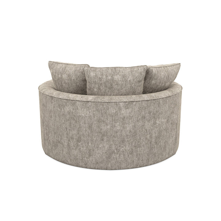 Ashonte Anjuan 61" Wide Polyester Barrel Chair Wade Logan® Fabric: Hill Elephant