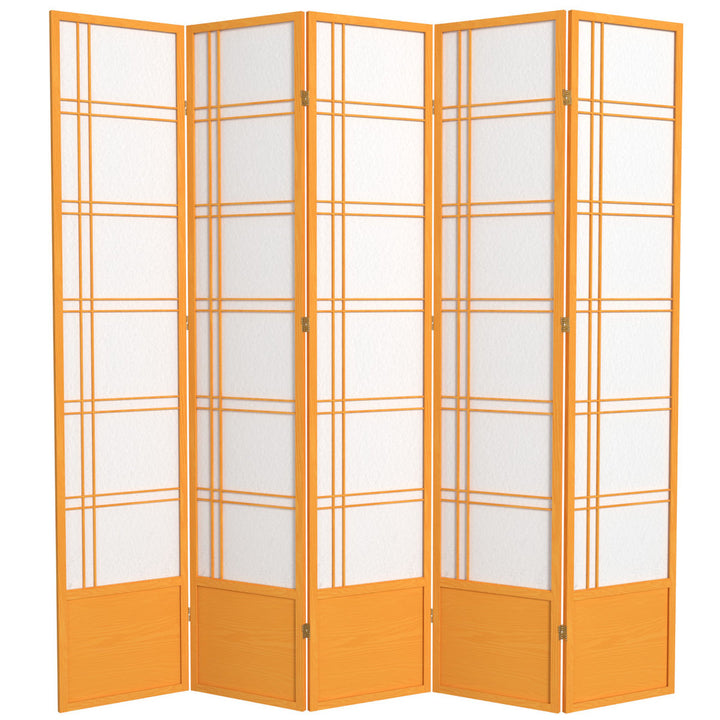 Keitez Folding Room Divider Winston Porter Color: Honey Number of Panels: 5 Panels