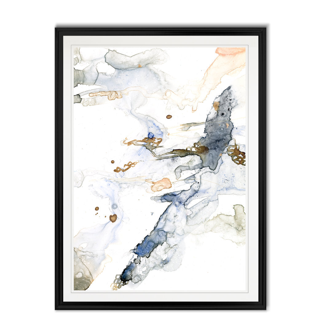 Organic Interlace I - Print on Canvas Mercury Row® Size: 30.5" H x 42.5" W x 1.5" D Format: Black Framed
