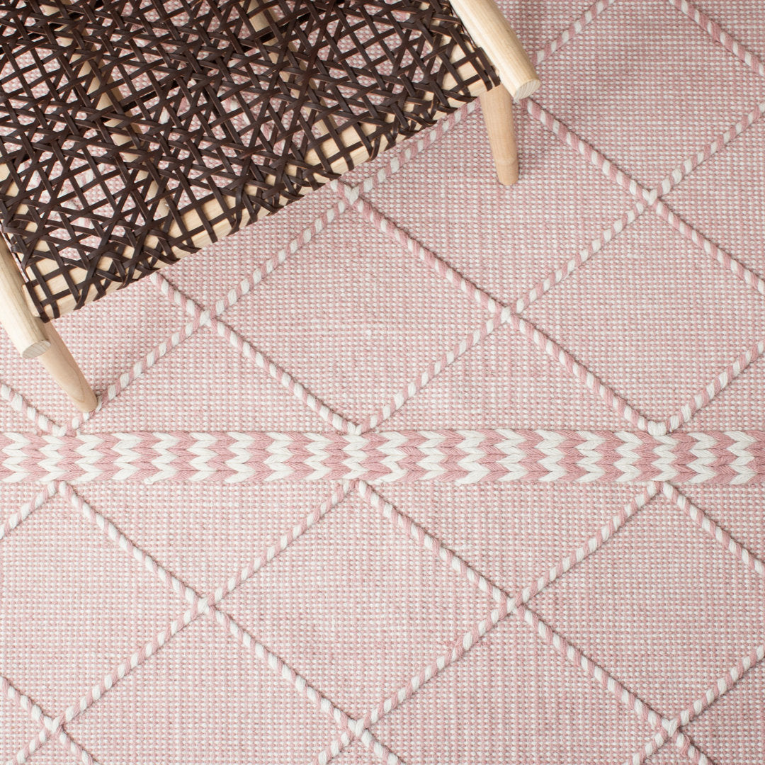Casablanca Hand Loomed 80% Wool, 20% Cotton Geometric Rug Dakota Fields Rug Size: Rectangle 4' x 6'