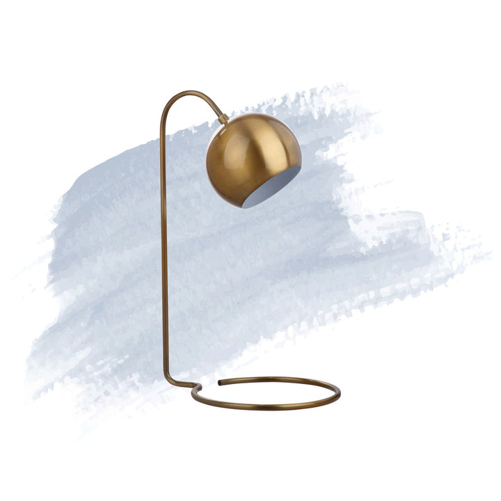 Rehaan 22" Desk Lamp George Oliver Finish: Gold