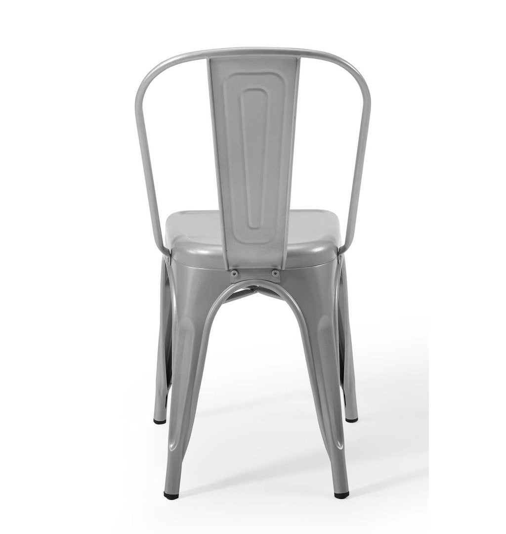 Promenade Bistro Dining Side Chair by Modway (Set of 2) Modway Color: Silver