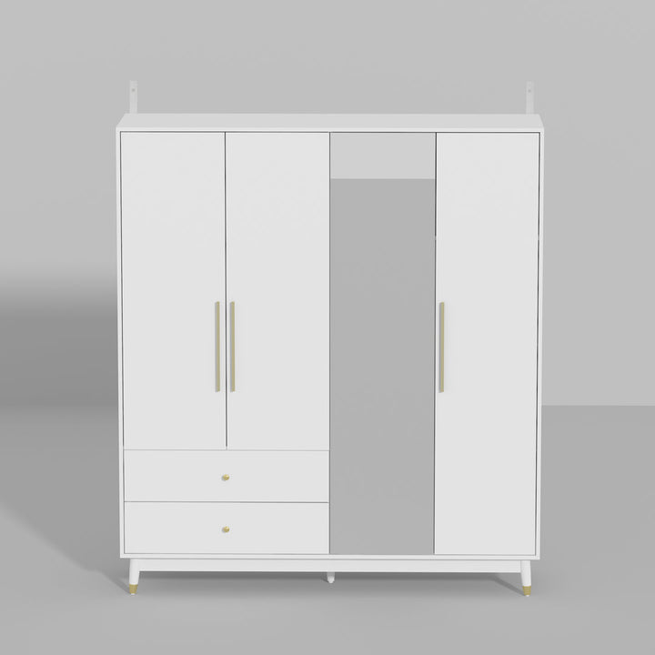 Latrobe Armoire Willa Arlo™ Interiors Color: White
