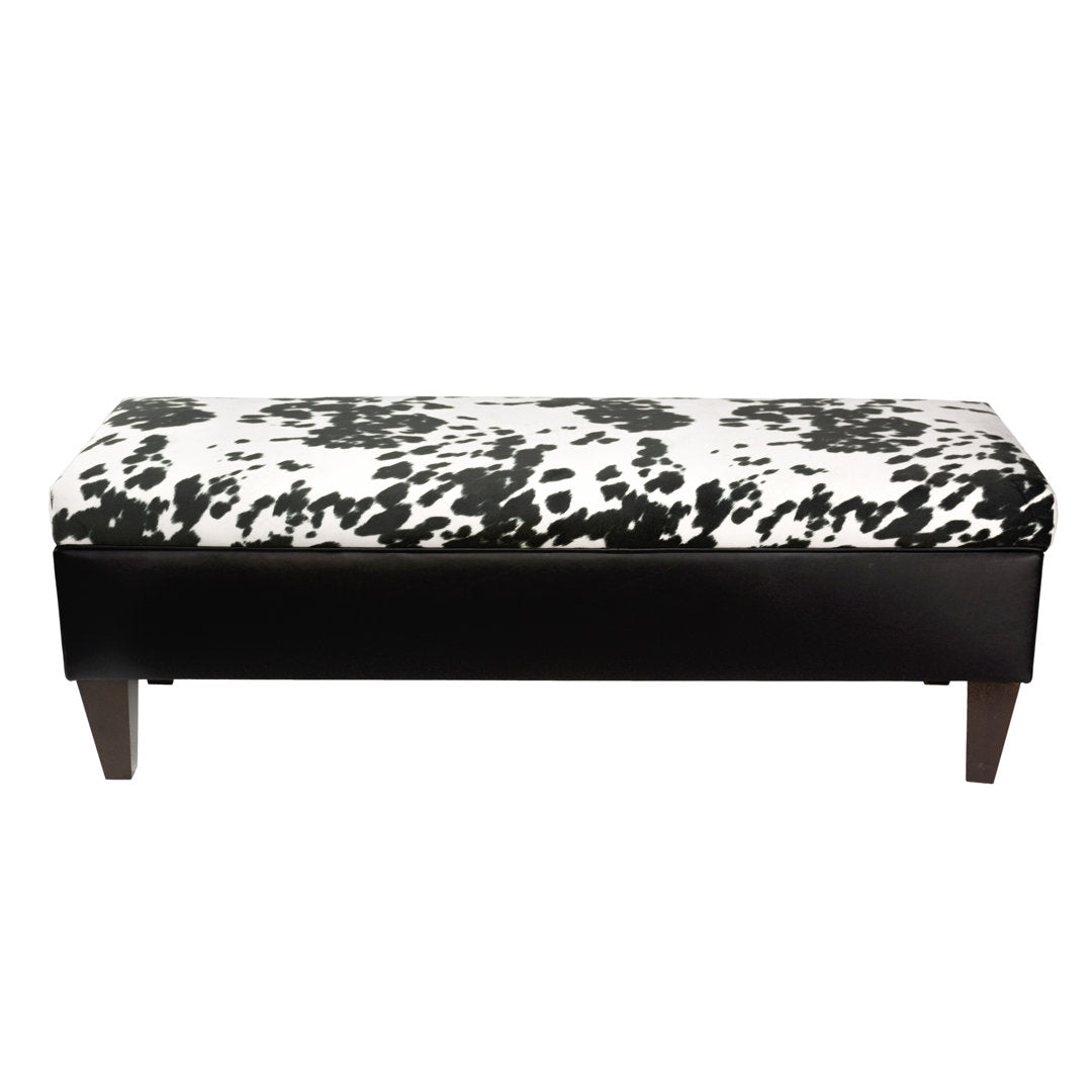 Brooke Upholstered Bench Sole Designs Upholstery Color: Black