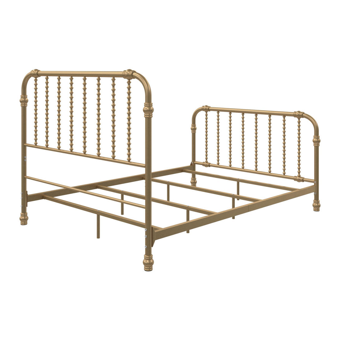 Monarch Hill Wren Metal Bed Little Seeds Color: Gold Size: Full