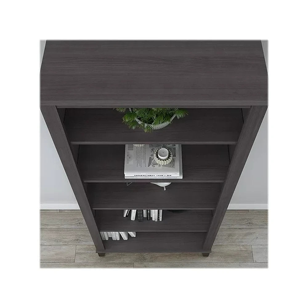 Magomed Bookcase Gracie Oaks Color: Storm Gray