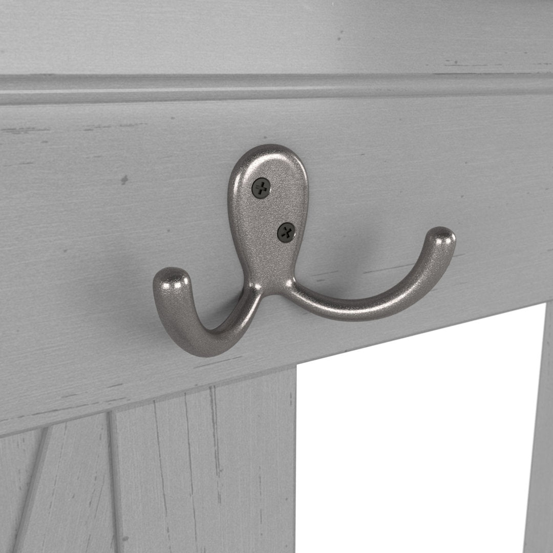 Huckins Hall Tree 32'' Wide with Bench and Shoe Storage Laurel Foundry Modern Farmhouse® Color: Cape Cod Gray