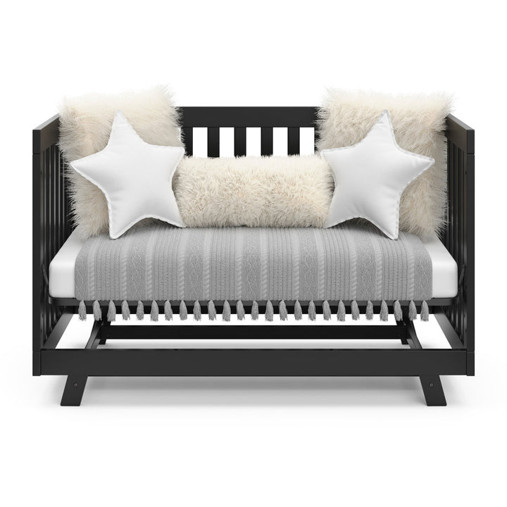 Beckett 3-in-1 Convertible Crib Storkcraft Color: Black Pieces Included: Crib