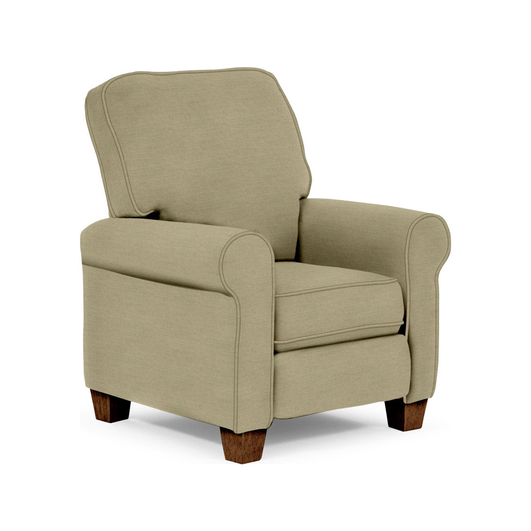 Aghancrossy 35'' Wide Manual Standard Recliner Wayfair Custom Upholstery™ Fabric: Ecru Beige Performance