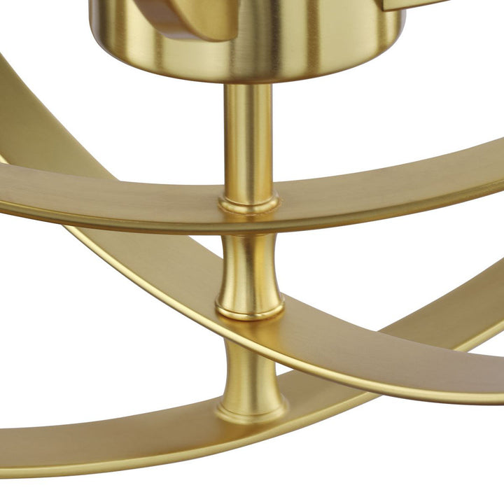 Morganti 5 - Light Candle Style Globe Pendant Brayden Studio® Finish: Gold