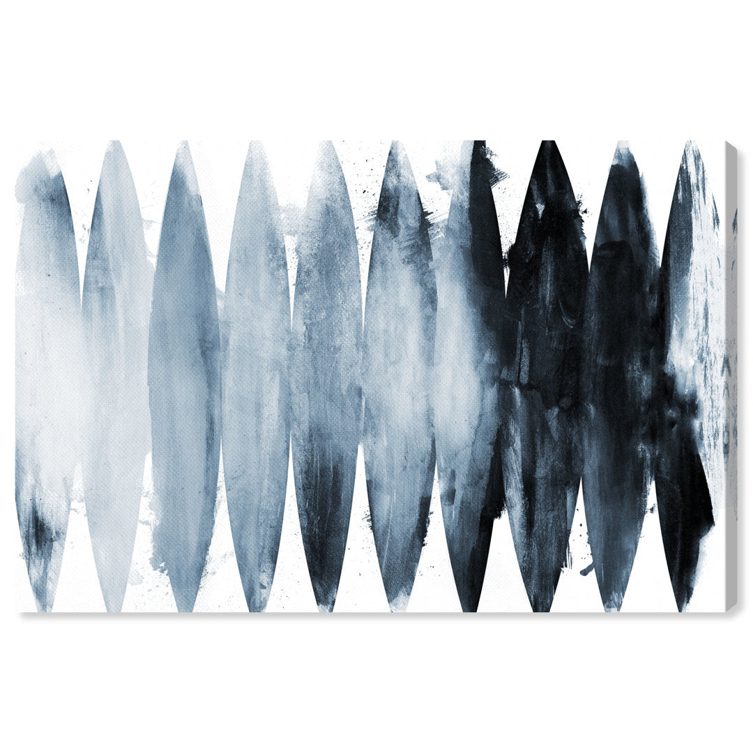 Abstract Paradise Found Muted - Painting Print on Canvas Art Remedy Size: 24" H x 36" W x 1.5" D Format: Wrapped Canvas