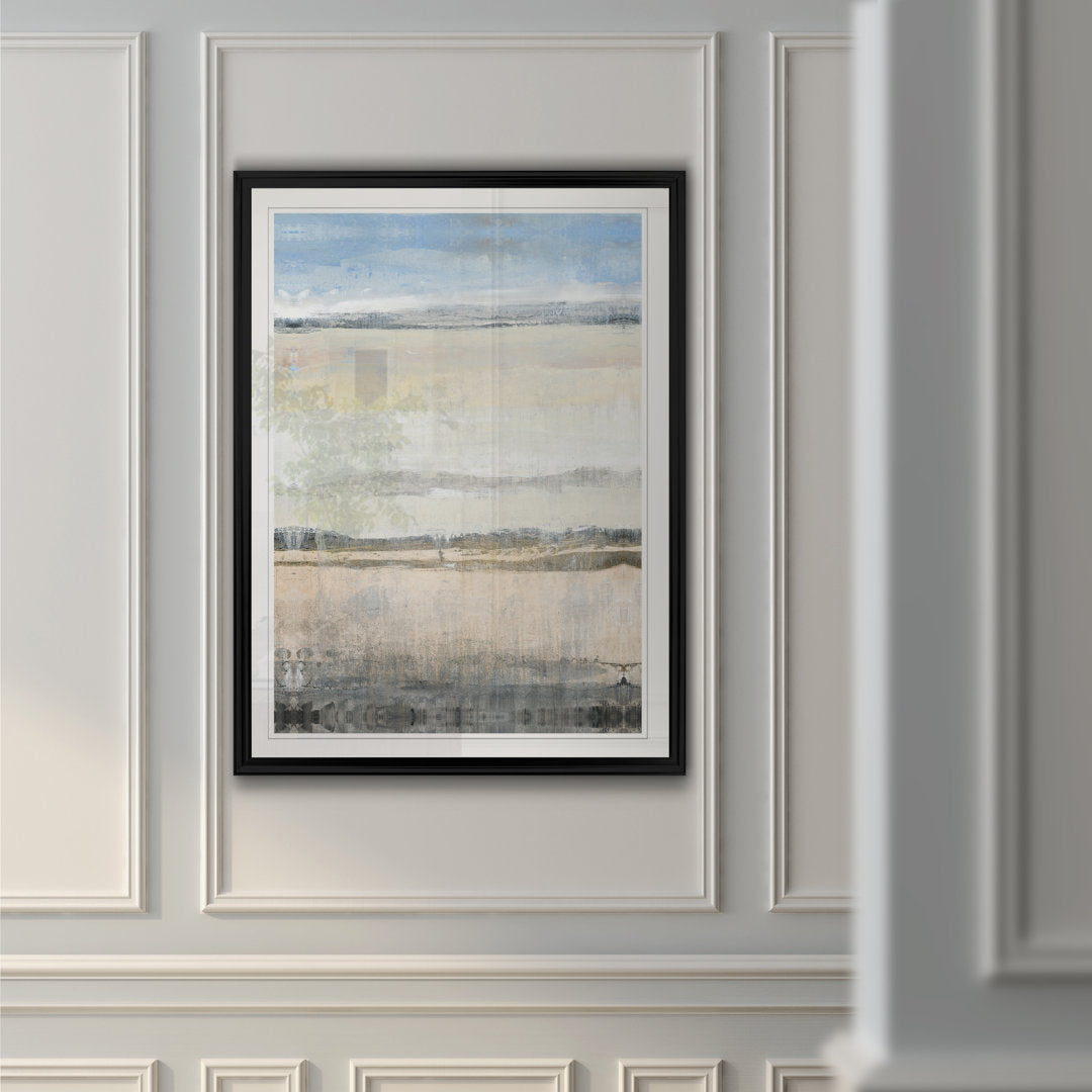 E Transitional Space I' - Print on Canvas Wade Logan® Size: 18.5" H x 24.5" W x 1.5" D Format: Black Framed
