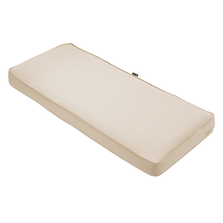 Ayvion Outdoor Seat Cushion Arlmont & Co. Cushion Color: Antique Beige Size: 59" W x 18" D